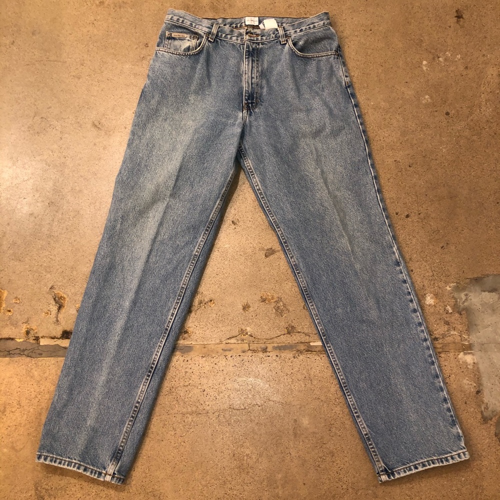 Vintage Calvin Klein double stone wash jeans sz 33